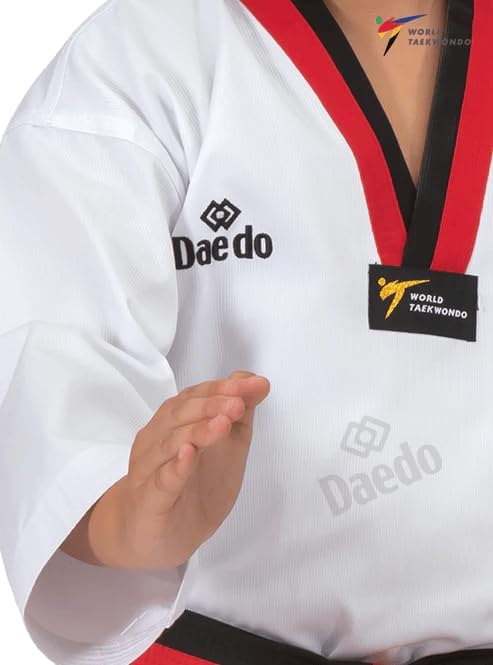 Daedo Taekwondo Dobok for Kids – Lightweight WT Approved Martial Arts Uniform