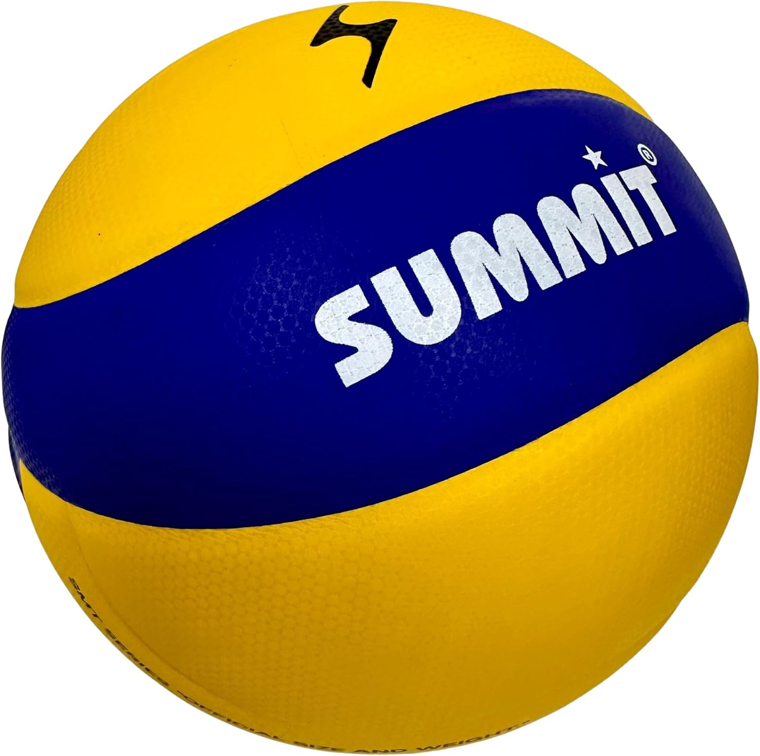Summit SMT-X320 Match Volleyball – Size 5, 9-Panel PU Leather, EVA Subfloor, 260–280g – Indoor & Outdoor Use
