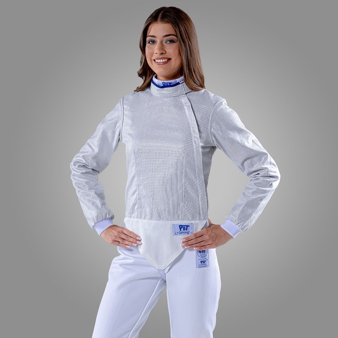 ELECTRIC SABRE JACKET , WHITE INOX, WASHABLE FOR WOMEN