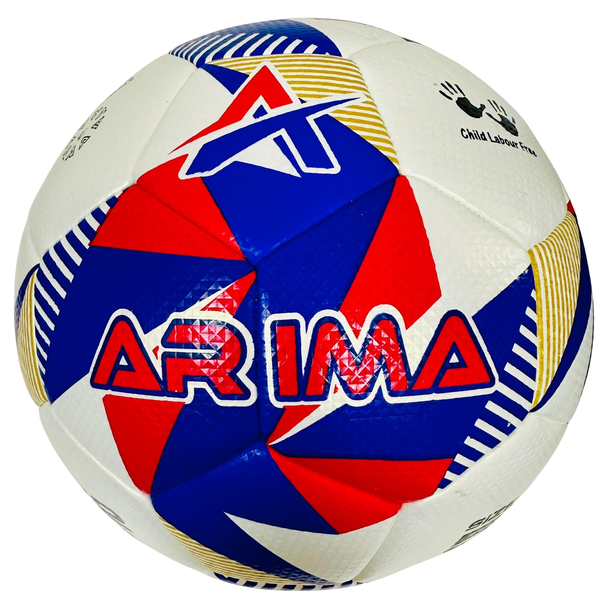 Professional 32-Panel Size 5 Soccer Ball – 442g Durable Training Ball for Hard Ground and Artificial Grass – All Weather Machine Stitched Ball with Pressure Control