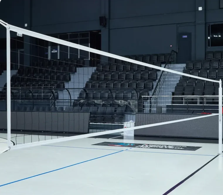 Professional Volleyball Net – 100x950 cm Heavy Duty Net with 2mm Polyamide Yarn, 4mm Tension Rope & UV-Protected Polyester Tarpaulin – Indoor & Outdoor Court Training Use