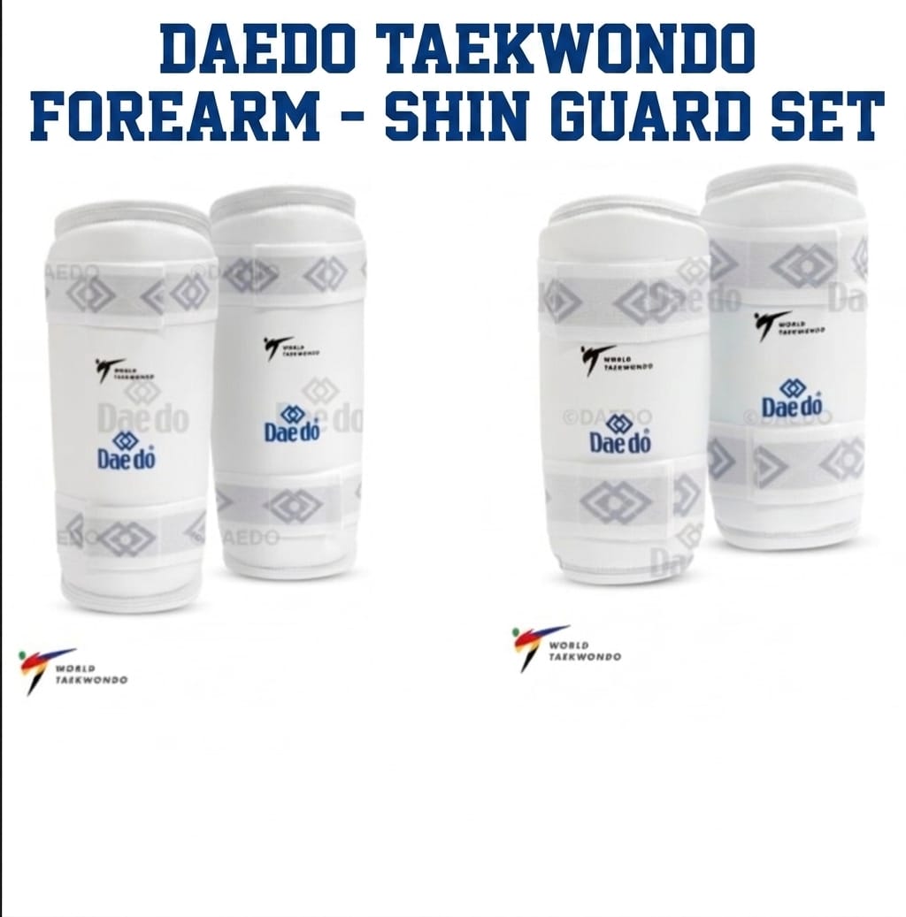 Daedo Taekwondo Forearm - shin guard set WT approved