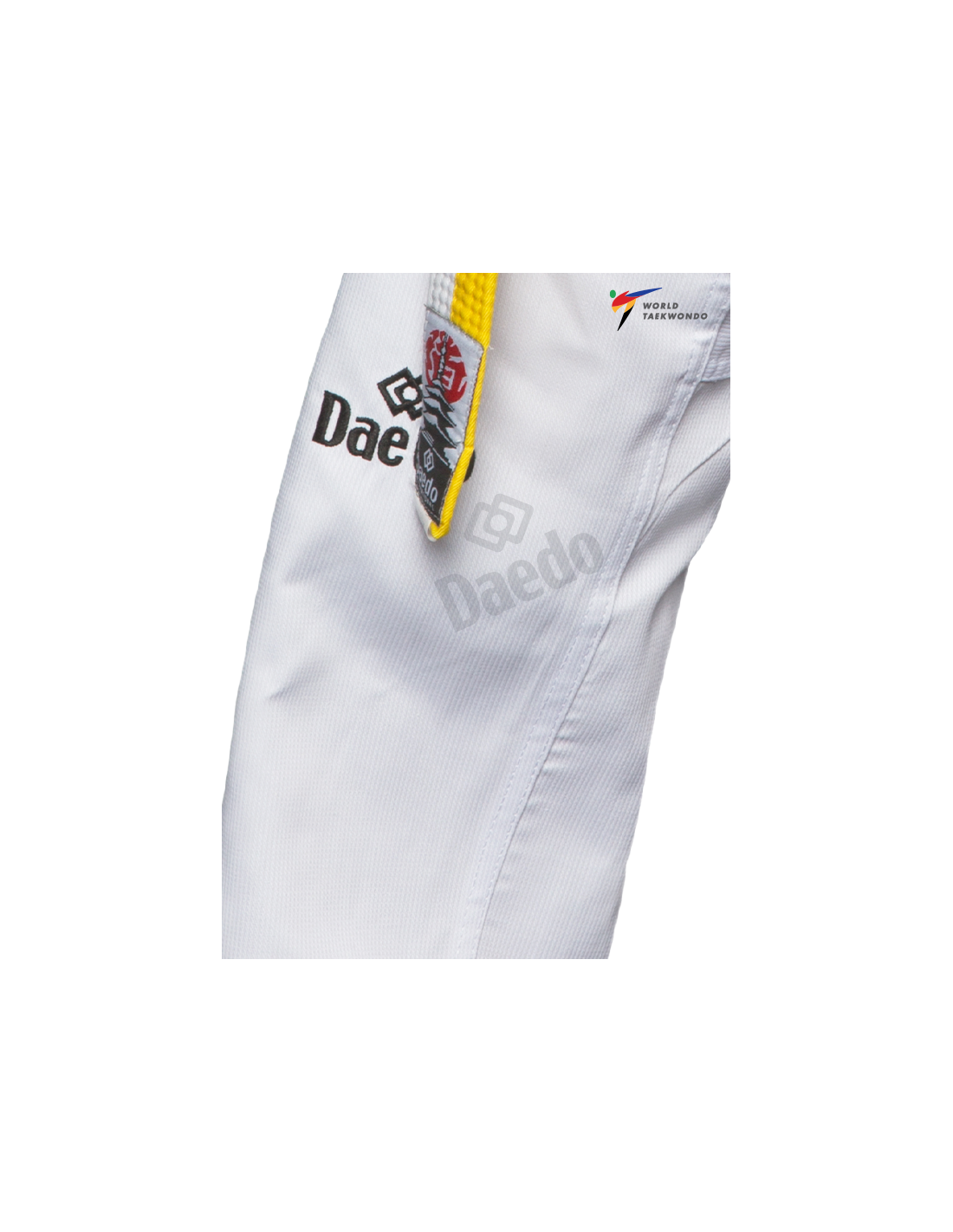 TAEKWONDO BEGINNER UNIFORM WT RECOGNIZED INTERNATIONAL APPROVED.