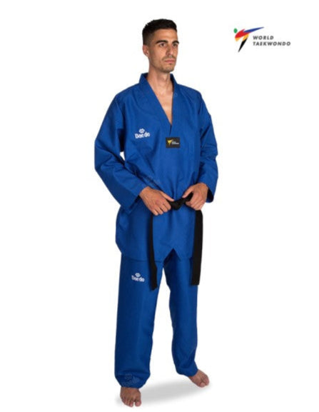 DAEDO WT RECOGNIZED TAEKWONDO UNIFORM , LIGHTWEIGHT,BLUE COLOR