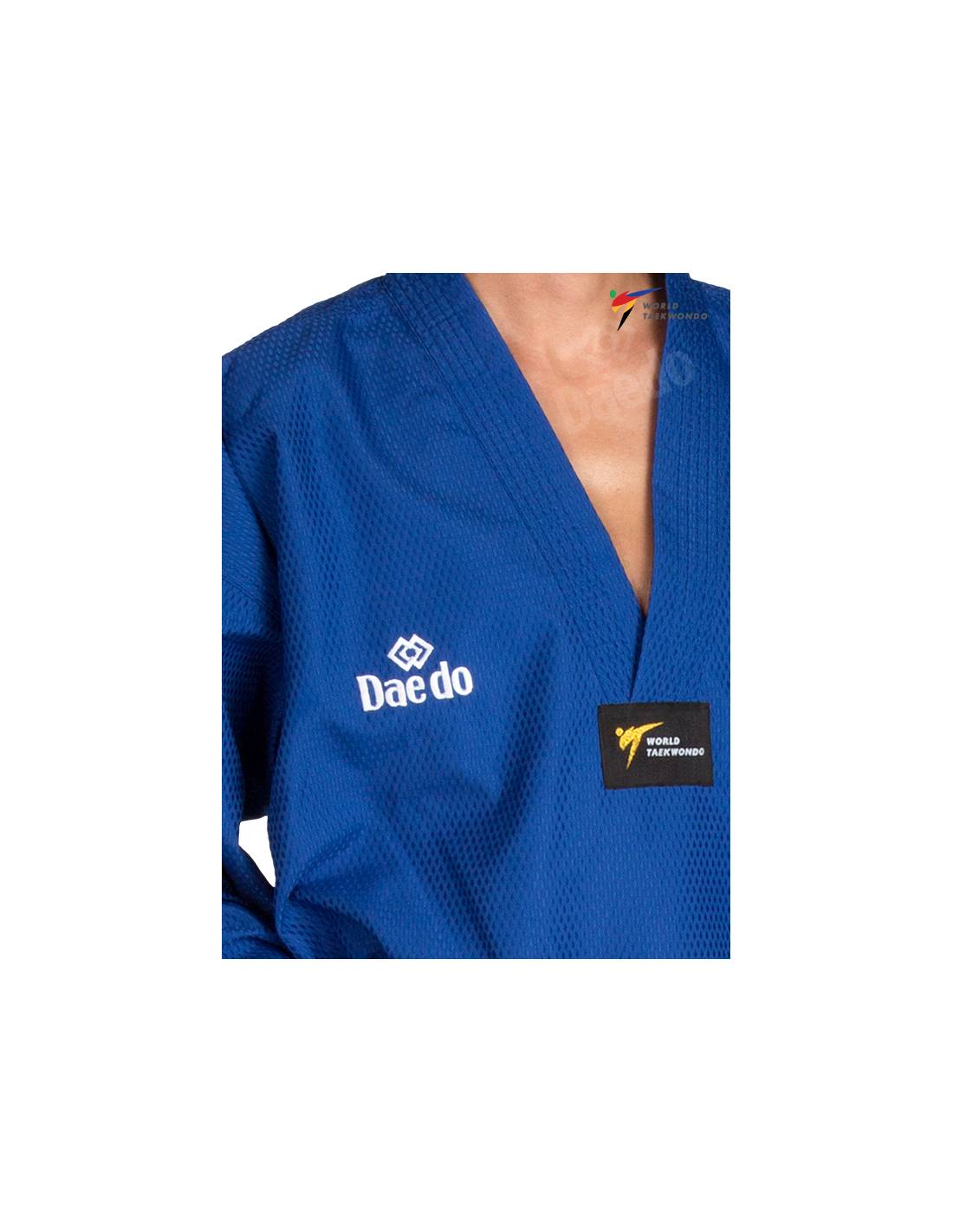 DAEDO WT RECOGNIZED TAEKWONDO UNIFORM , LIGHTWEIGHT,BLUE COLOR
