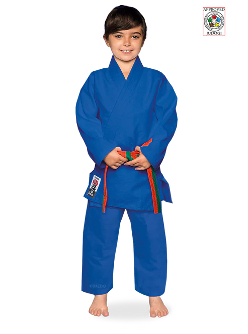 TRAINING JUDOGI SILVER BLUE