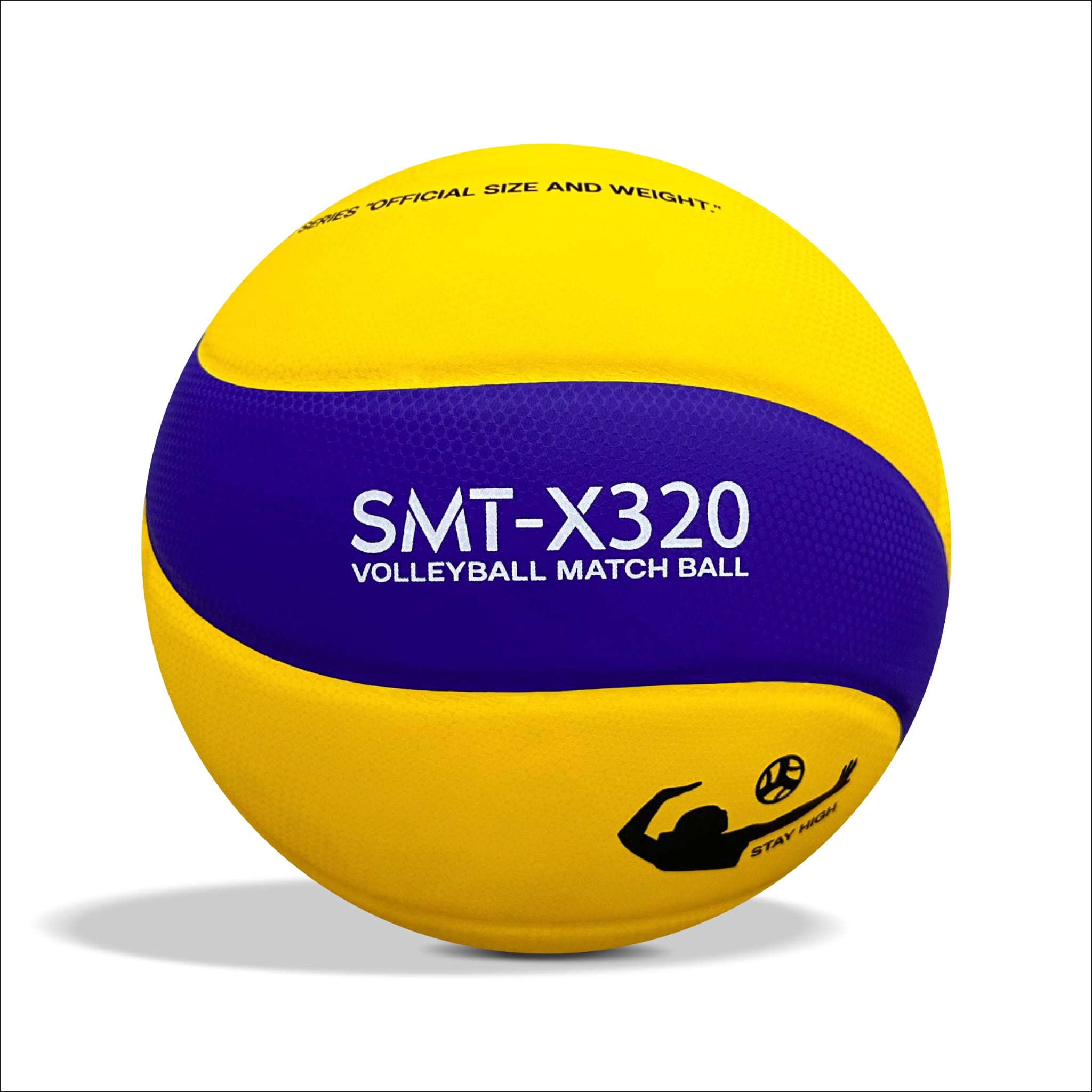 Summit SMT-X320 Match Volleyball – Size 5, 9-Panel PU Leather, EVA Subfloor, 260–280g – Indoor & Outdoor Use