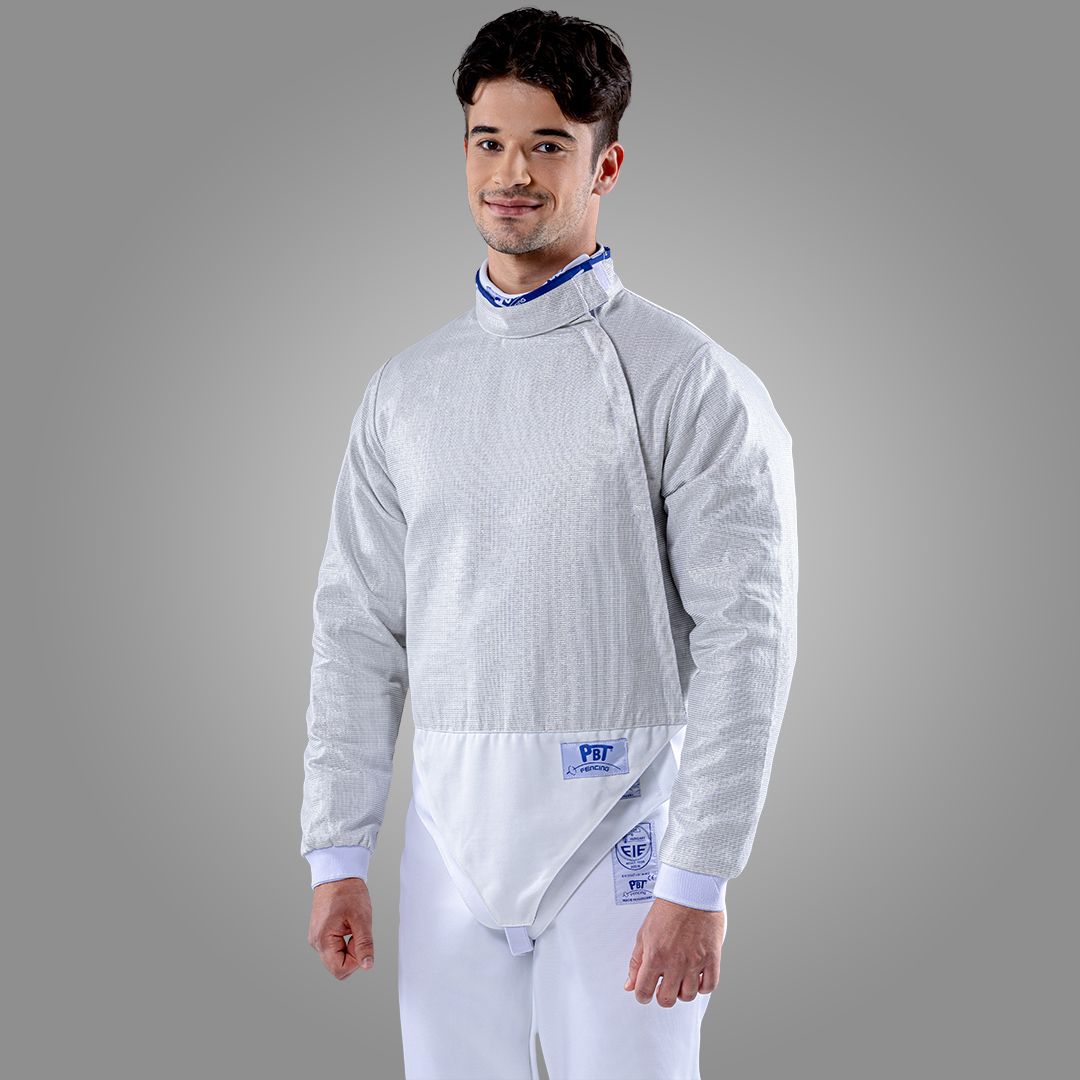 ELECTRIC SABRE JACKET WHITE INOX, WASHABLE FOR MEN