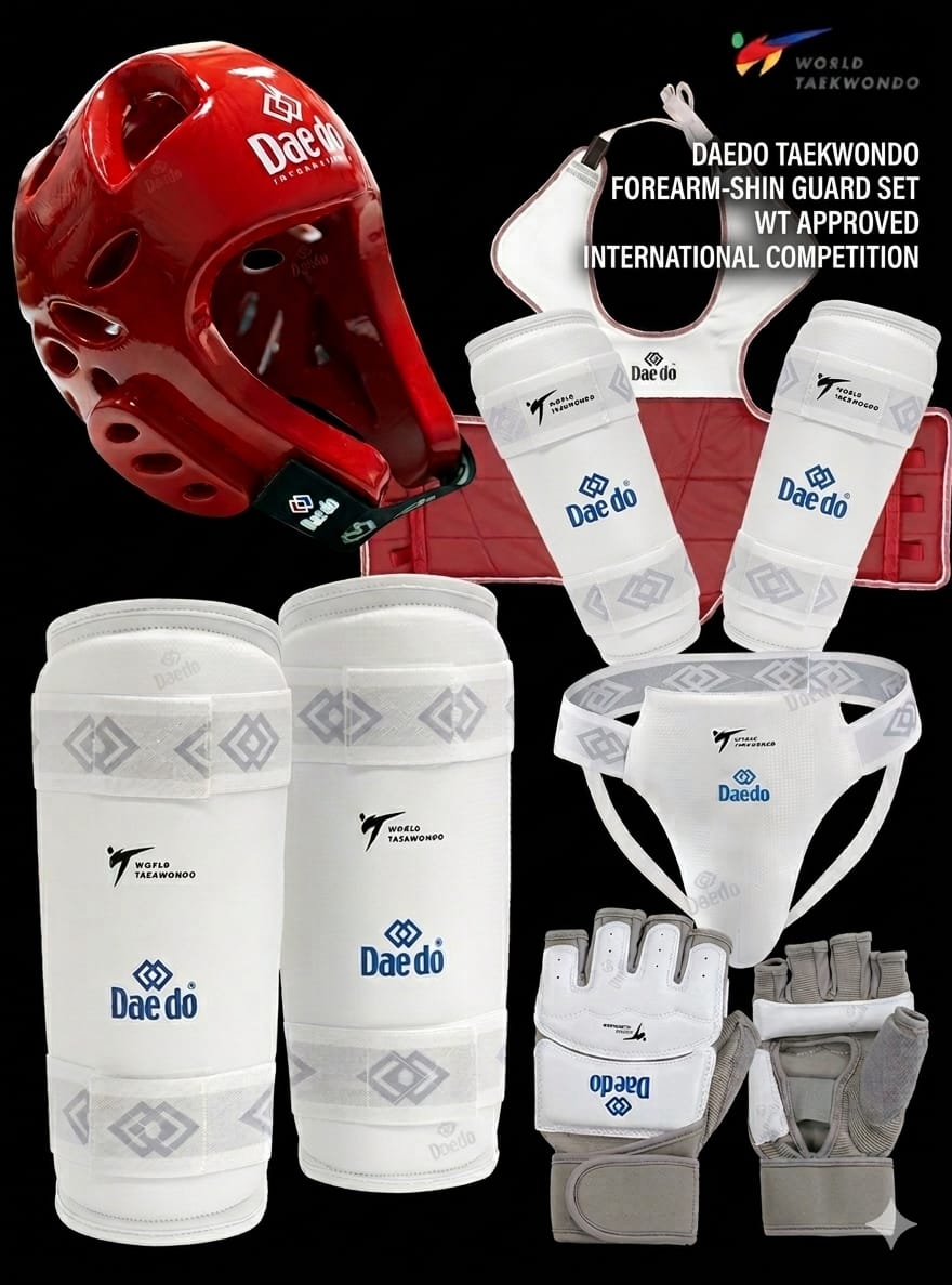 TAEKWONDO SPARRING GEAR SET OF 8  FOR MEN