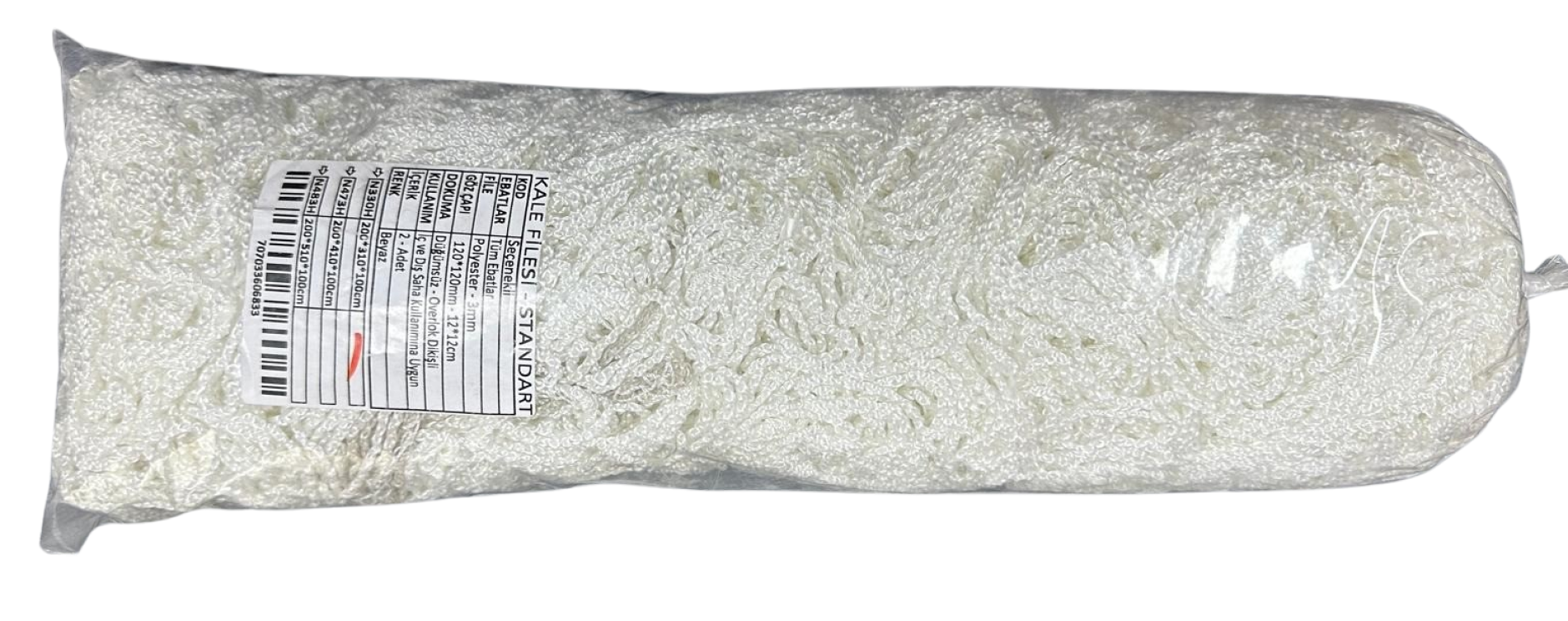 Handball Goal Net Pair – 3mm Knotless Polyamide Netting – 3x2m Regulation Size (200x300x100x100 cm) – Durable School & Training Use – Sold as Set of 2 Nets