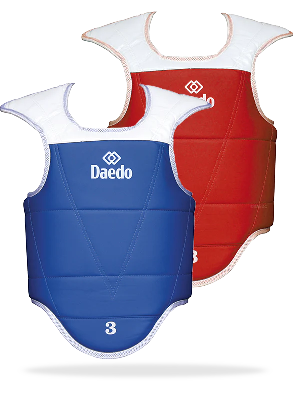 TAEKWONDO CHEST PROTECTOR BLUE-RED REVERSIBLE