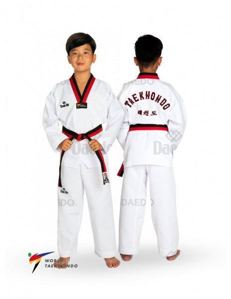 Daedo Taekwondo Dobok for Kids – Lightweight WT Approved Martial Arts Uniform